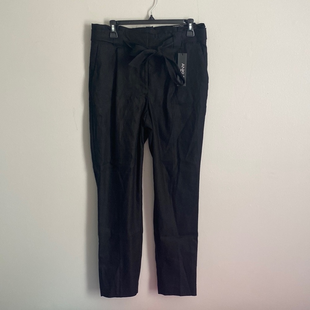 Express Linen Ankle Pants
